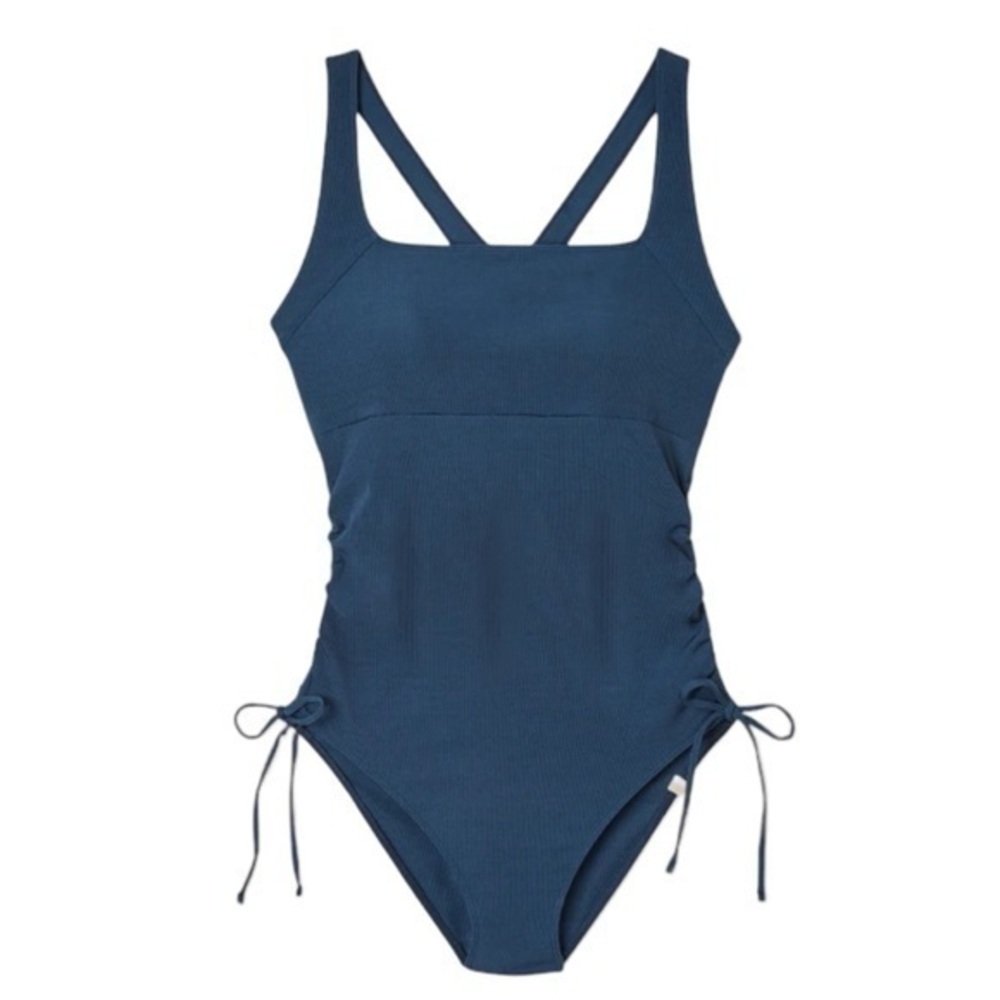Summersalt The Maternity Cinched Current Navy Dee… - image 2
